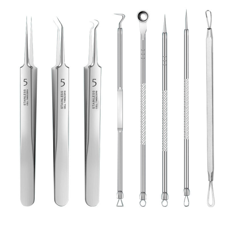 Comedonenlepel Set (RVS)