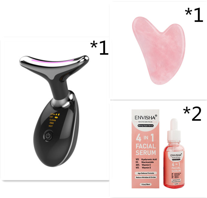 EMS Nekmassager met Warmte & LED