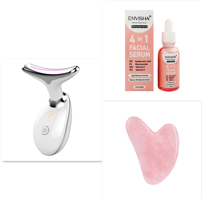 EMS Nekmassager met Warmte & LED