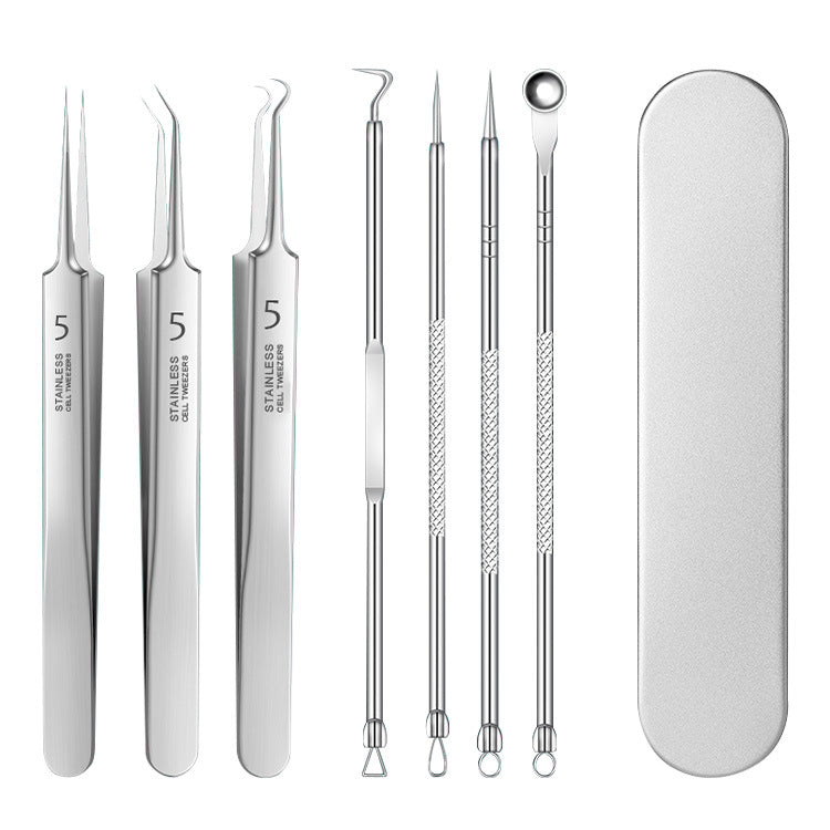 Comedonenlepel Set (RVS)