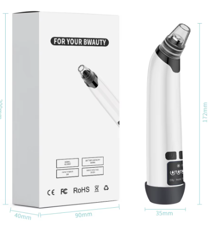 Blackhead Vacuüm Porie-reiniger met Warmte