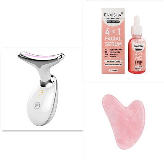 EMS Nekmassager met Warmte & LED